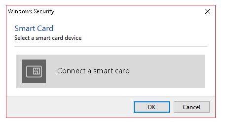 error 52 when USB Smart card is connected to Windows 10